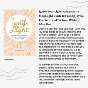 ignite the light book cover with text about the book