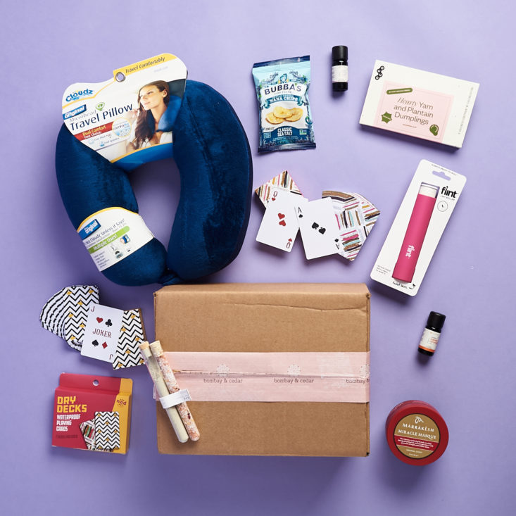 Full Contents for Bombay and Cedar Lifestyle Box July 2021