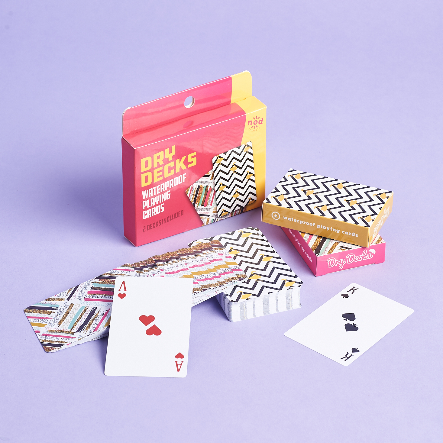 Nod Products Waterproof Playing Cards for Bombay and Cedar Lifestyle Box July 2021