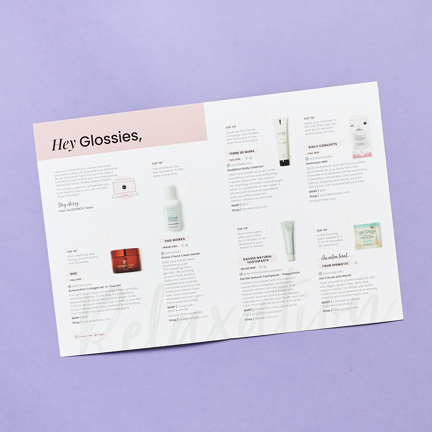 Magazine Open for GlossyBox September 2021