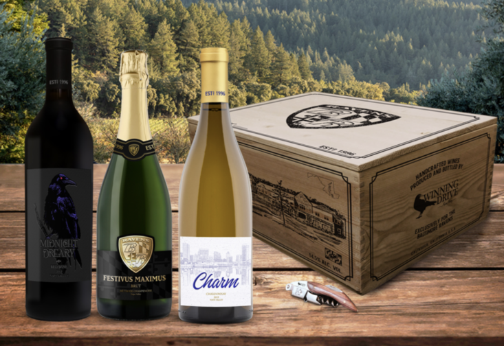 baltimore ravens wines and subscription box