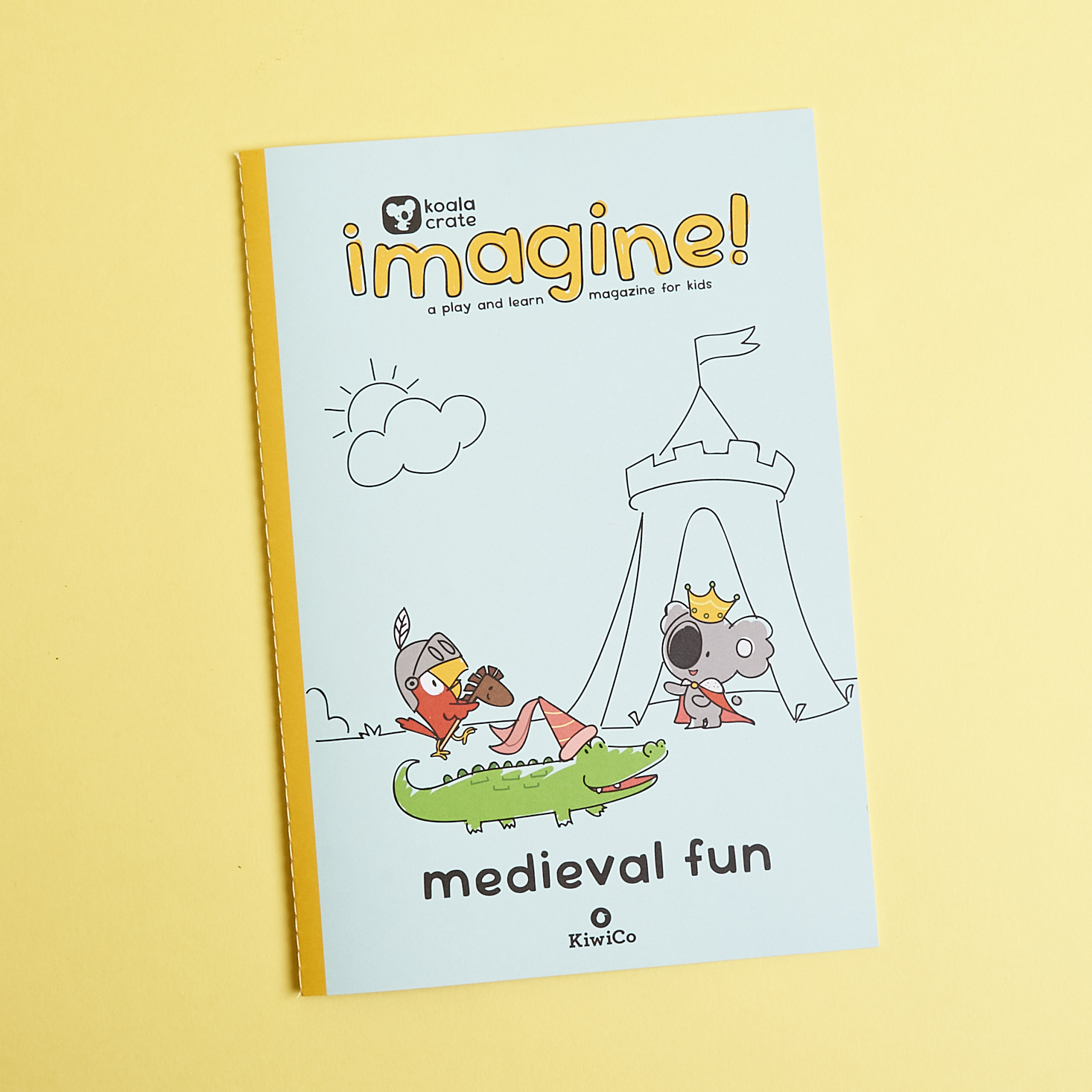 Activity book from Koala Crate Medieval Fun