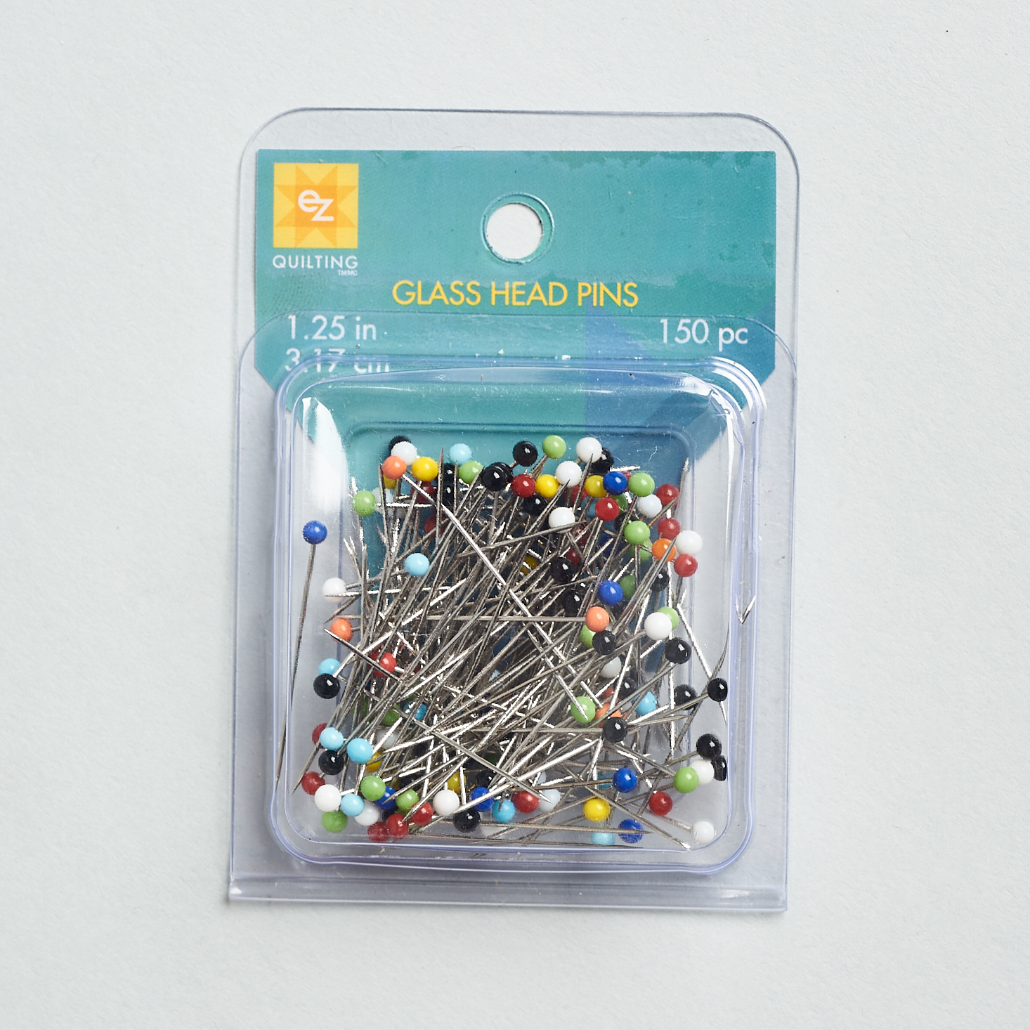 box of glass head pins