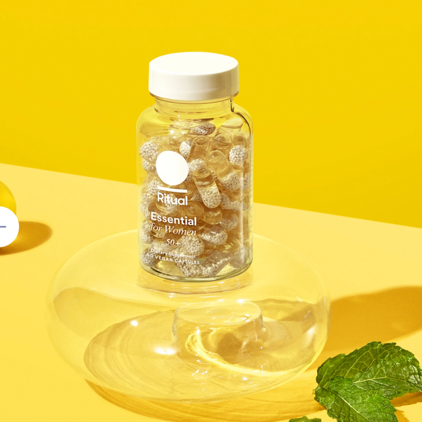 Ritual Vitamins against yellow background 