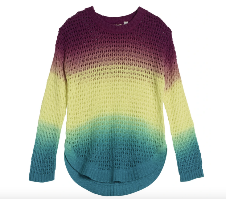 dip dye sweater