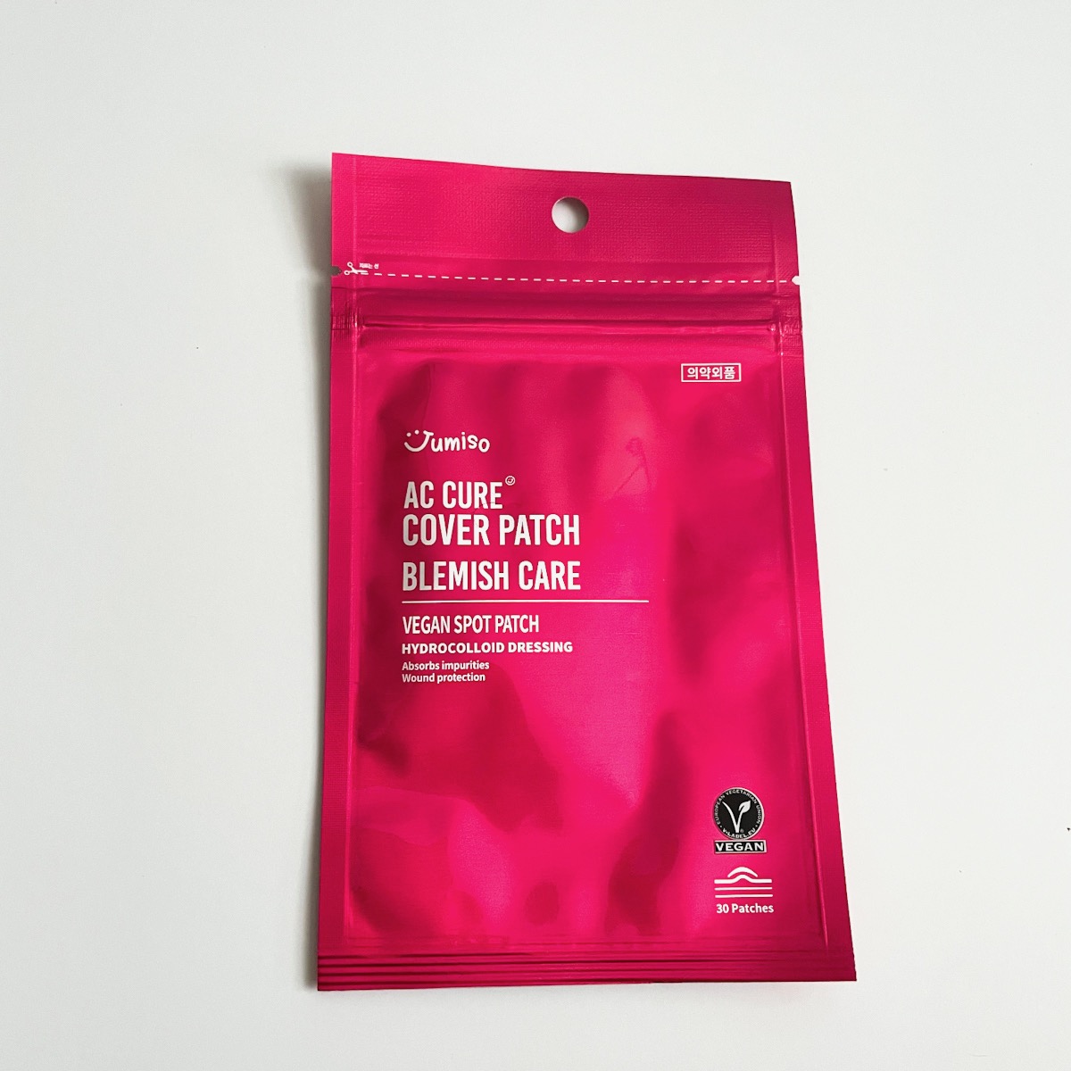 red foil pimple patch packaging