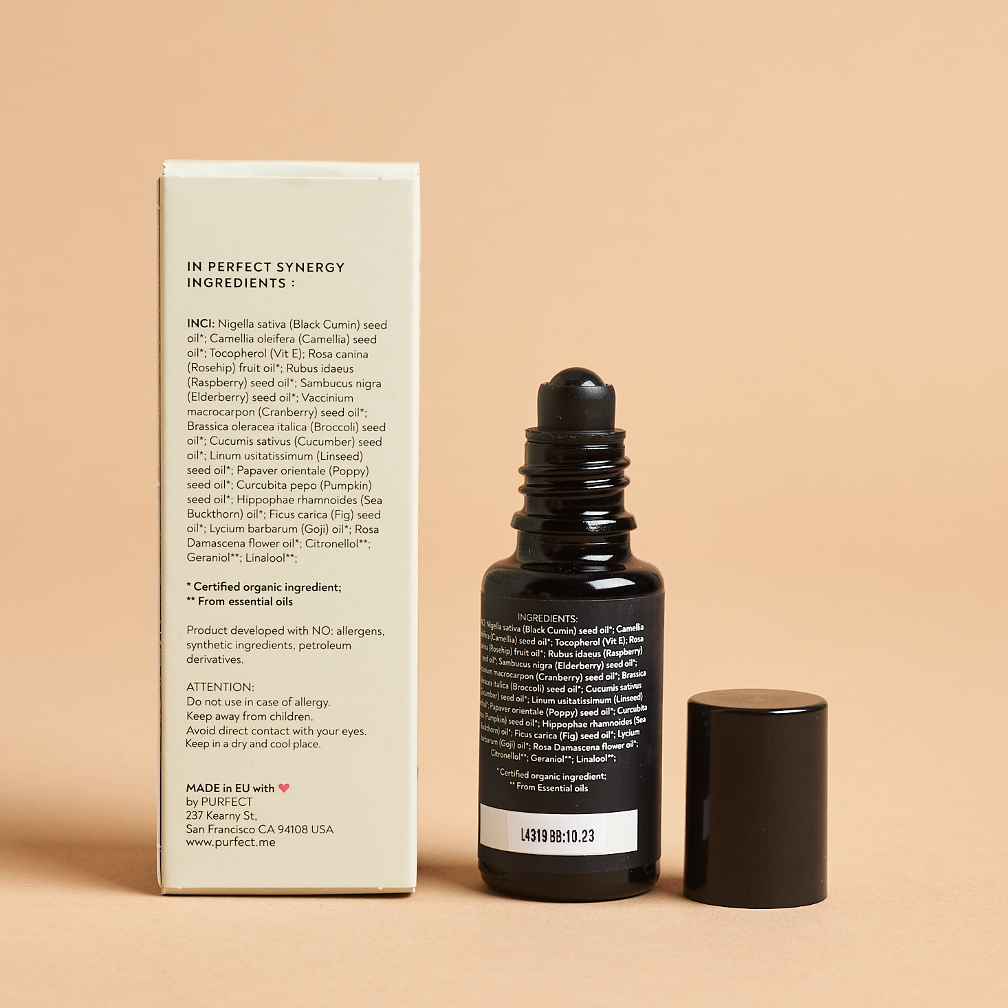 Open Look at Purfect Anti-Aging Rose Eye Serum for Nourish Beauty Box October 2021