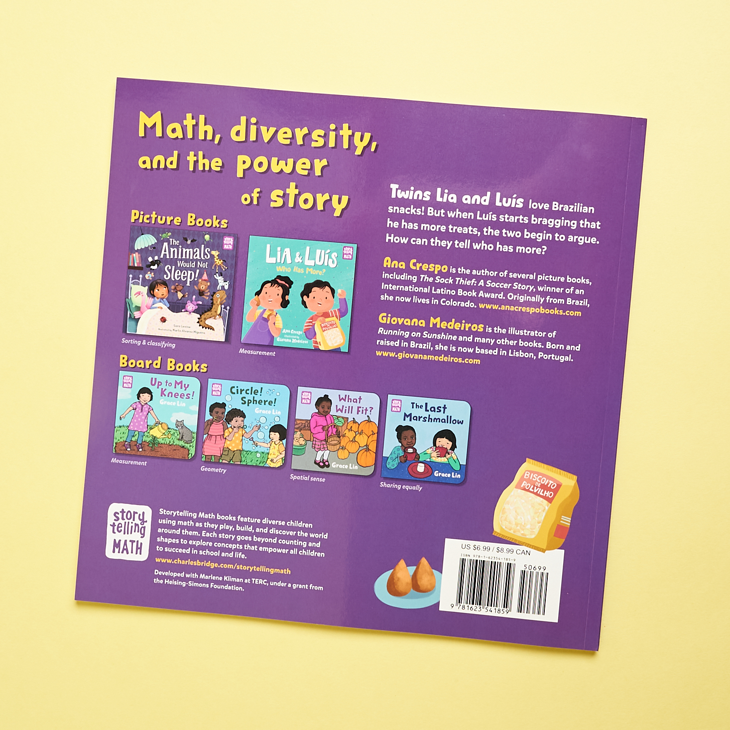 Back cover of Lia & Luis book from Little Thief! Chota Chor! book from Little Feminist 2-4 September 2021