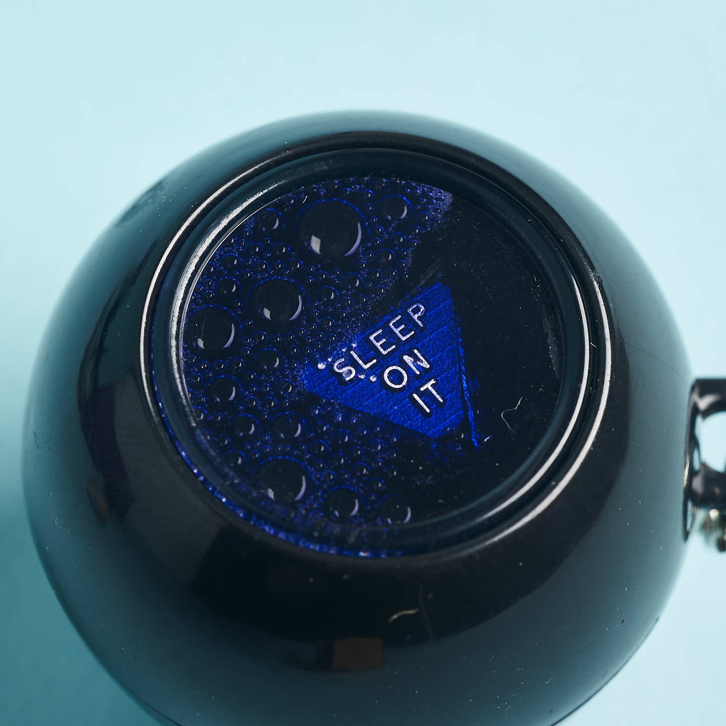 keychain similar to a magic 8 ball