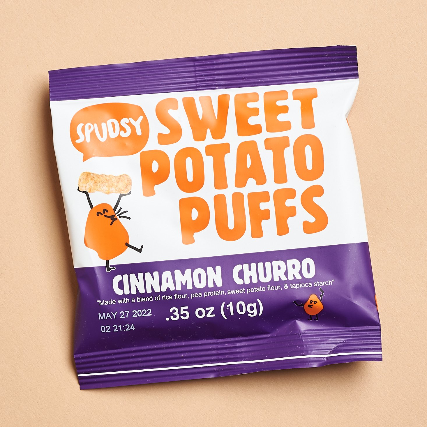 package of sweet potato puffs