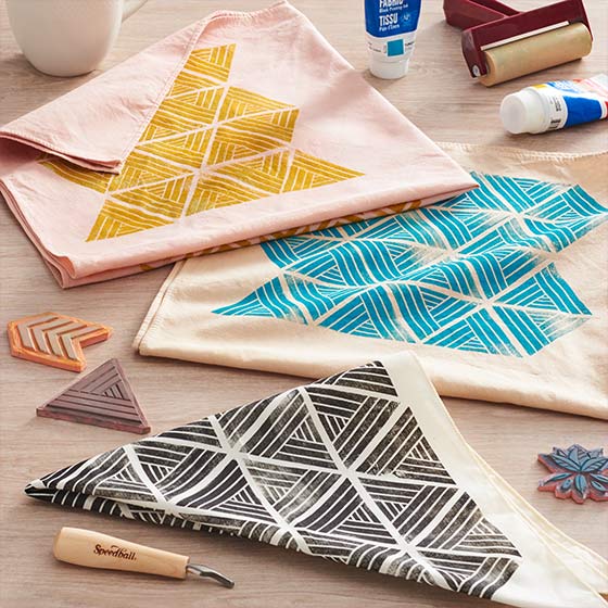 print making activity from paper source