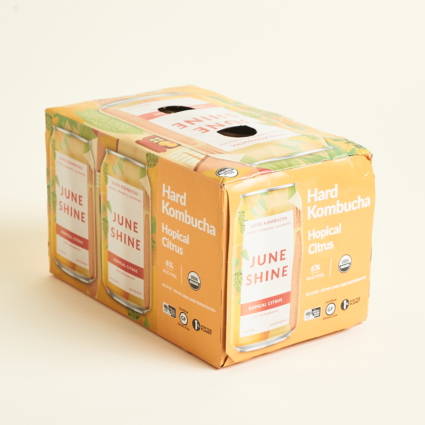 Box Front of Hopical Citrus for JuneShine Sampler Pack