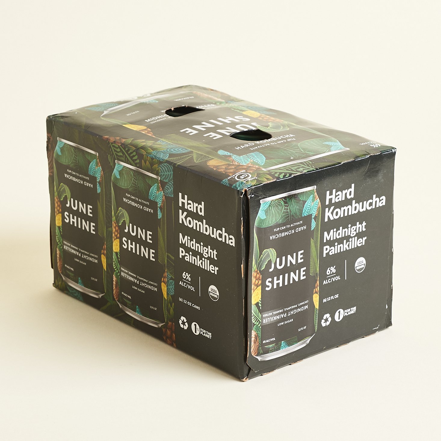 Box Front of Midnight Painkiller for JuneShine Sampler Pack