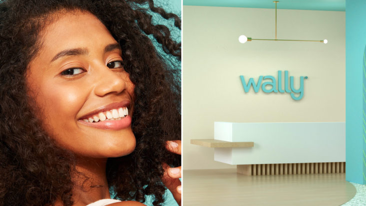wally oral health customer and brand logo