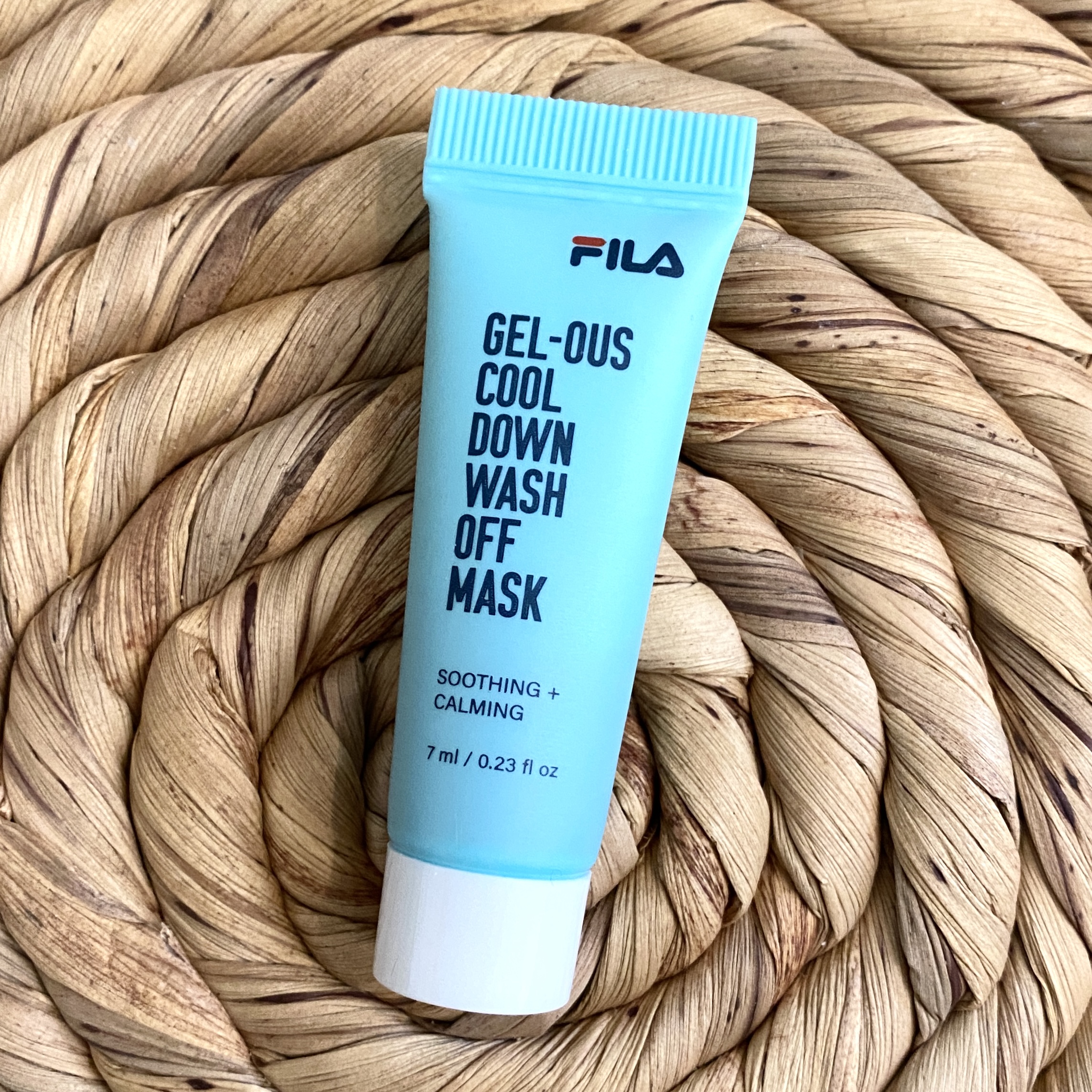 Front of FILA Skincare Gel-ous Cool Down Wash Off Mask for Birchbox October 2021