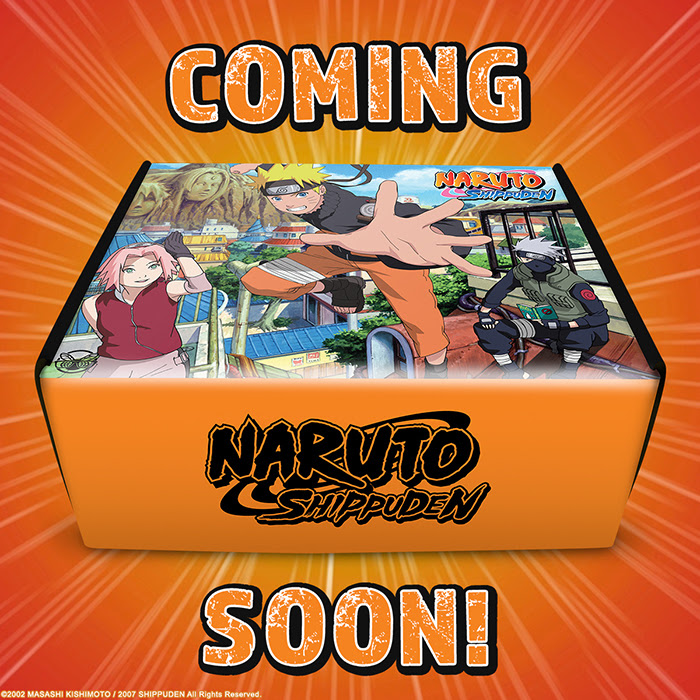 naruto subscription box with words coming soon