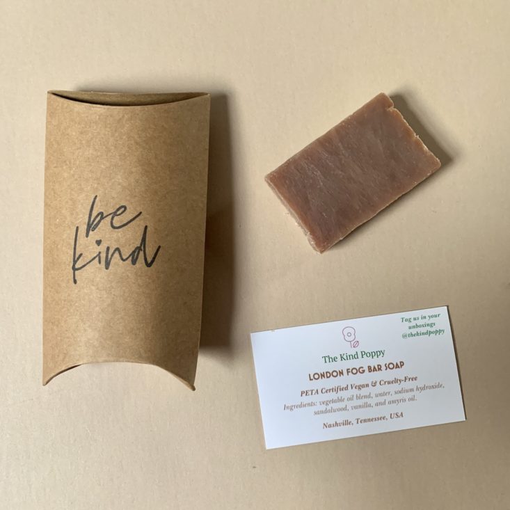 be kind soap bar