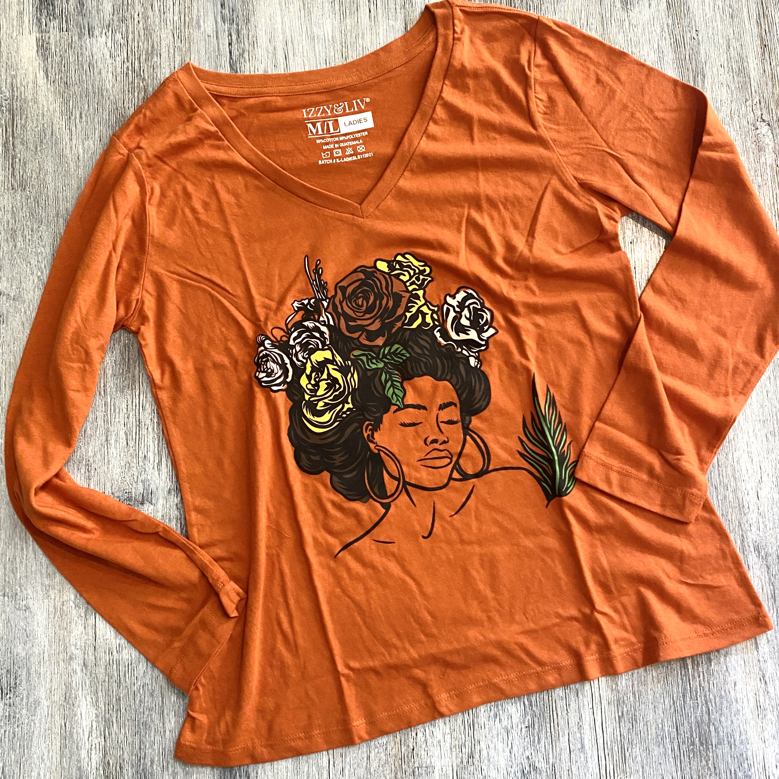 Wildflower Goddess Tee 2 for Brown Sugar Box October 2021