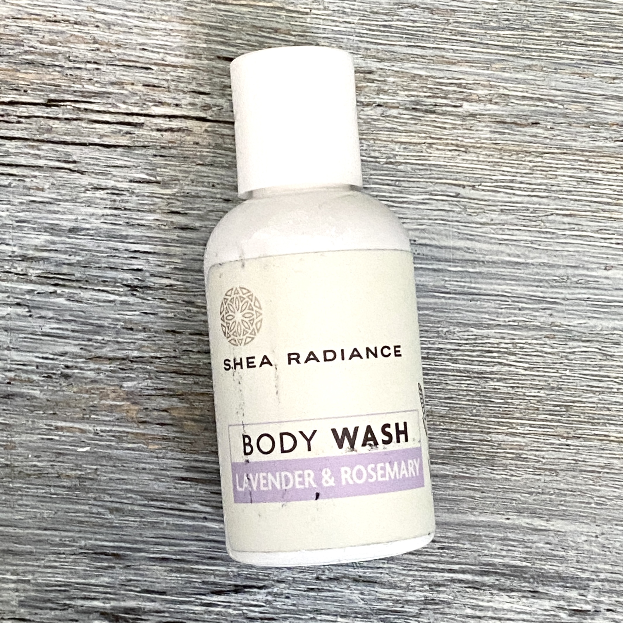 Front of Shea Radiance Black Soap Body Wash - Lavender & Rosemary for Cocotique October 2021