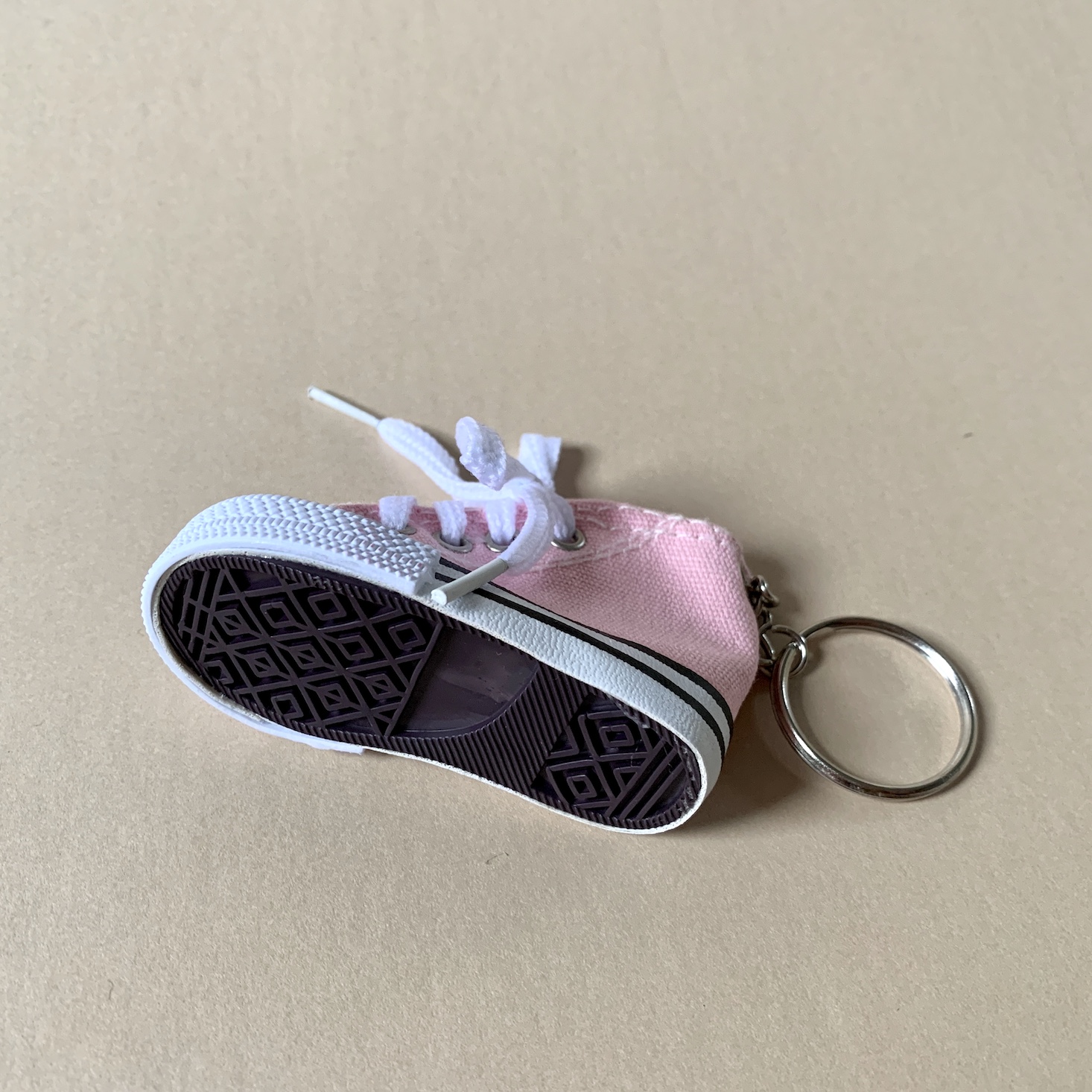 pink converse high top key chain