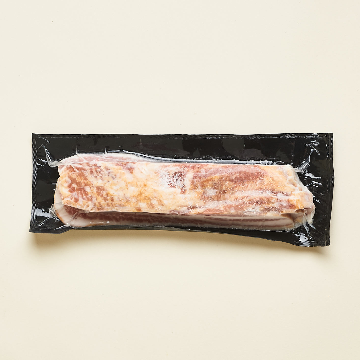 frozen slab of bacon