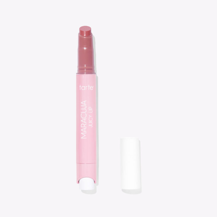 pink lip balm in pink packaging