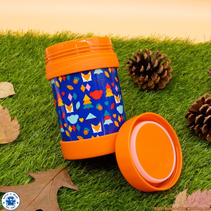 photo of Autumn Tails Canister with orange top