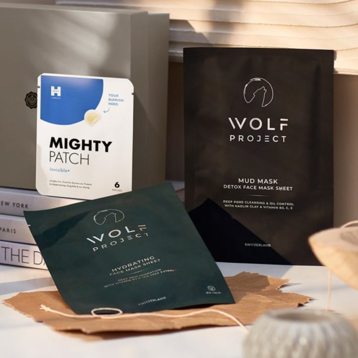 photo of Hero Cosmetics: Mighty Patch, Wolf Project: Hydrating Face Mask Sheet and Detox Mud Face Mask Sheet