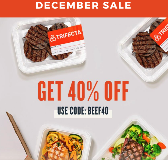 Trifecta Holiday 2021 Deal: 40% Off + Free Beef For Life!