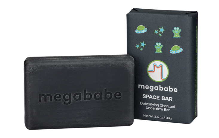 Megababe Space Bar Detoxifying Charcoal Underarm Soap