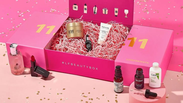 photo of Lookfantastic Singles Day  Box and contents