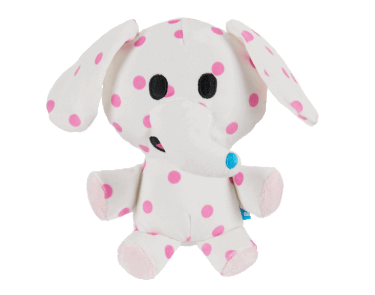 spotted elephant dog toy