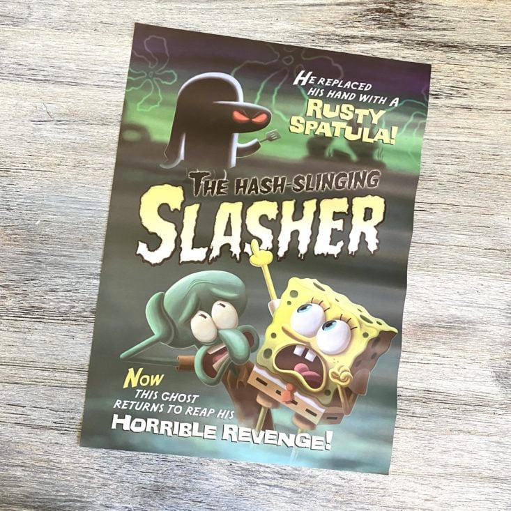 Hash-Slinging Slasher Poster for Bikini Bottom Box Fall 2021