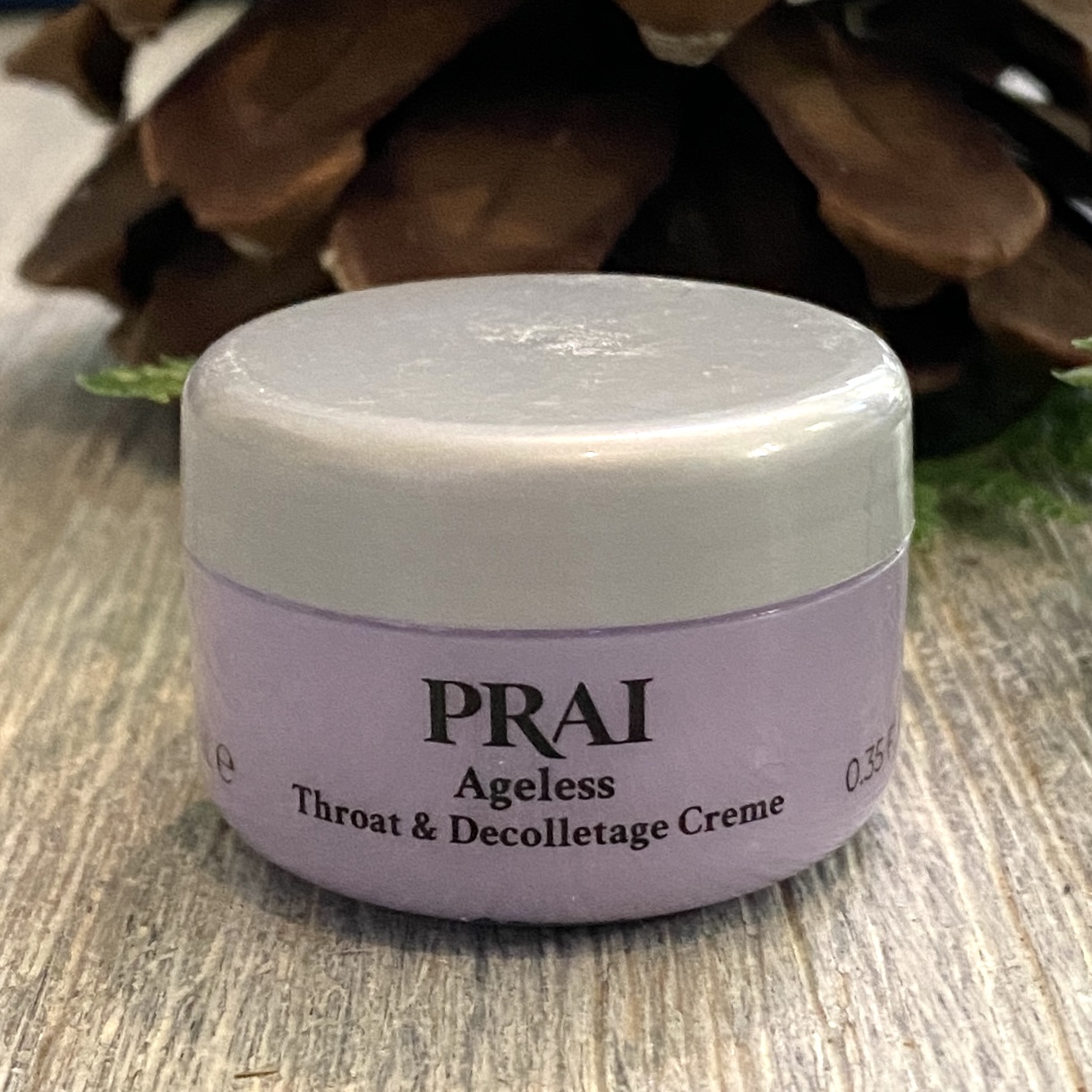 Front of PRAI Ageless Throat & Decolettage Creme for LookFantastic November 2021