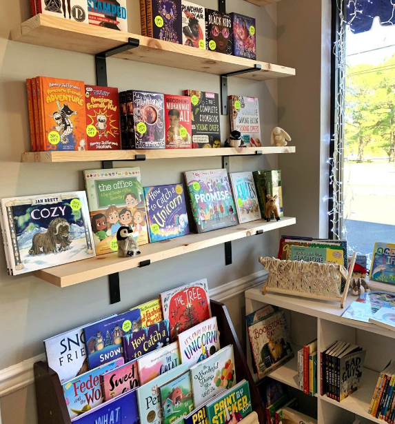 books on display