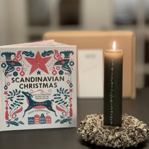 Scandanavian Christmas, pictured with Danish Advent Candle