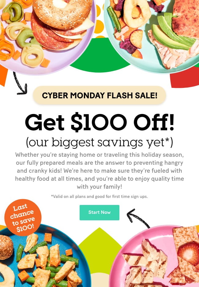 Yumble Cyber Monday 2021 FLASH Deal – Save $100 Off Your Next 10 Orders!