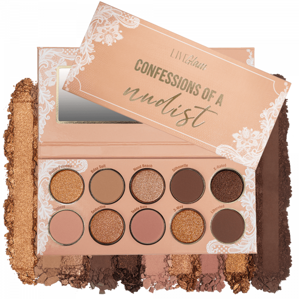 LiveGlam Confessions of a Nudist eye palette