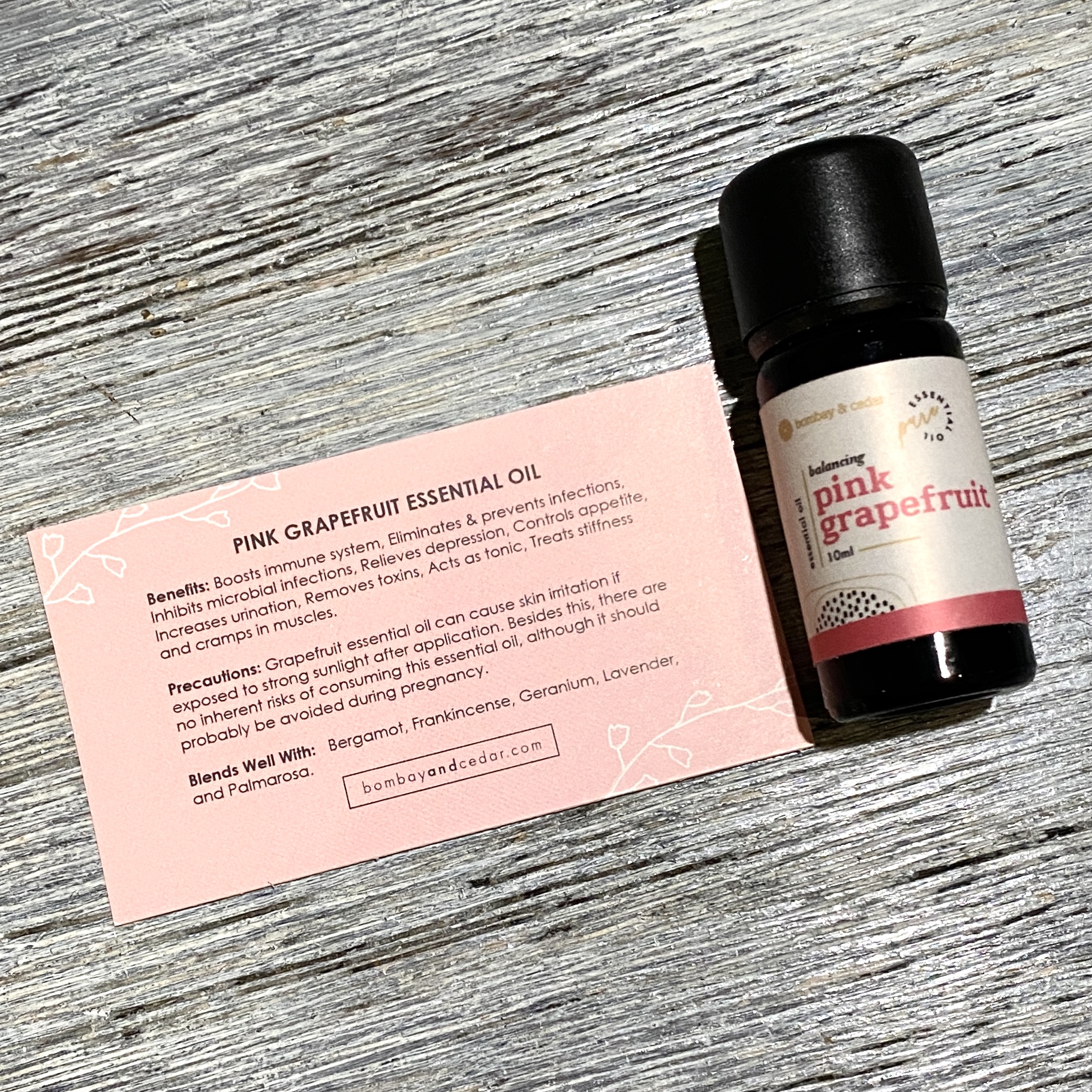 Bombay and Cedar Pink Grapefruit Essential Oil for Bombay and Cedar Lifestyle Box September 2021