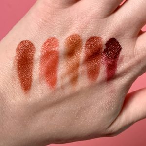 lipstick palette swatches