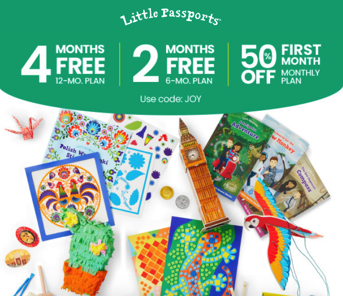 THREE DAYS LEFT Little Passports Holiday 2021 Sale: Get Free Months, 50% Off + Free Shipping!
