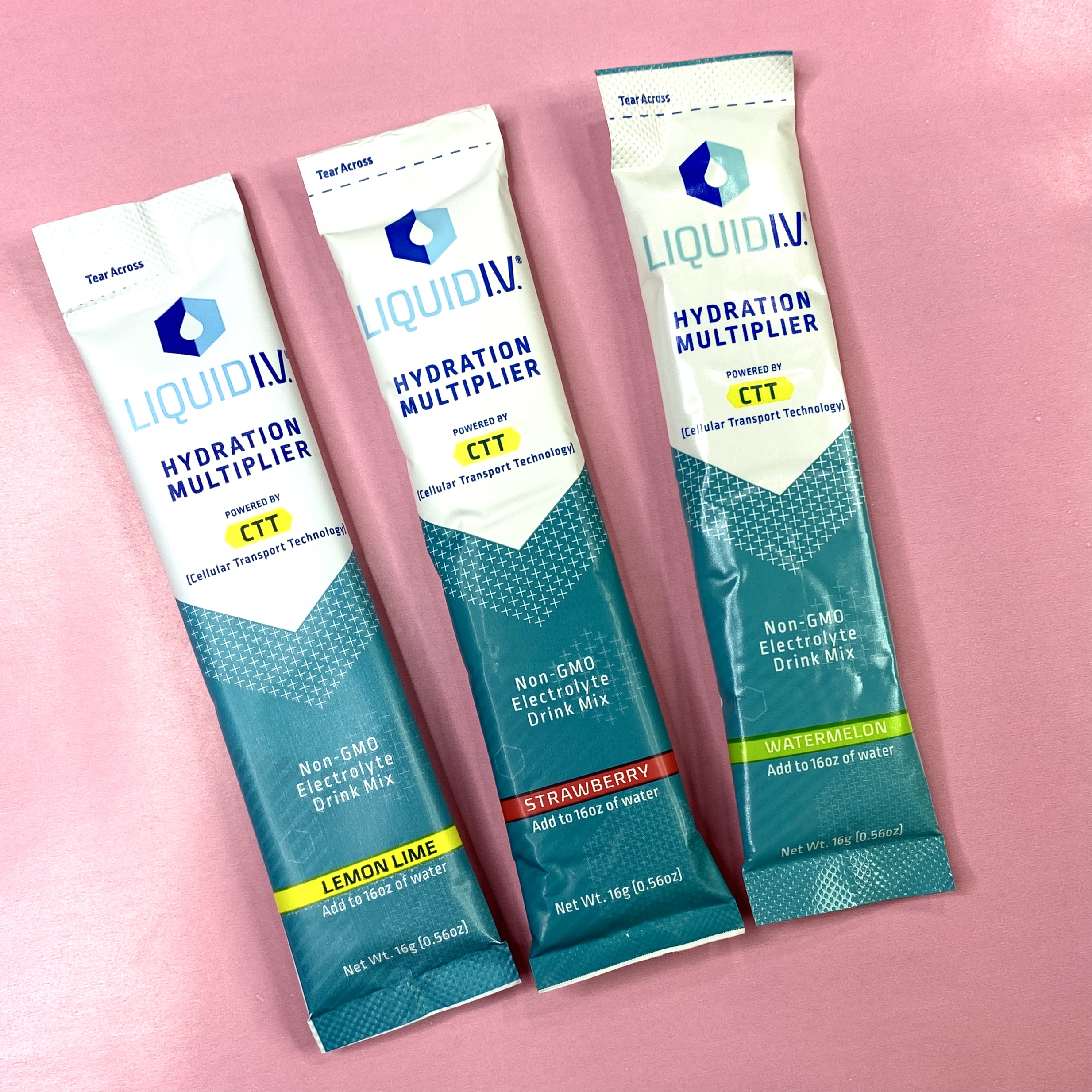 Front of Liquid I.V. Hydration Sticks for InStyle x Astrology Zone - The Cosmic Collection - Water
