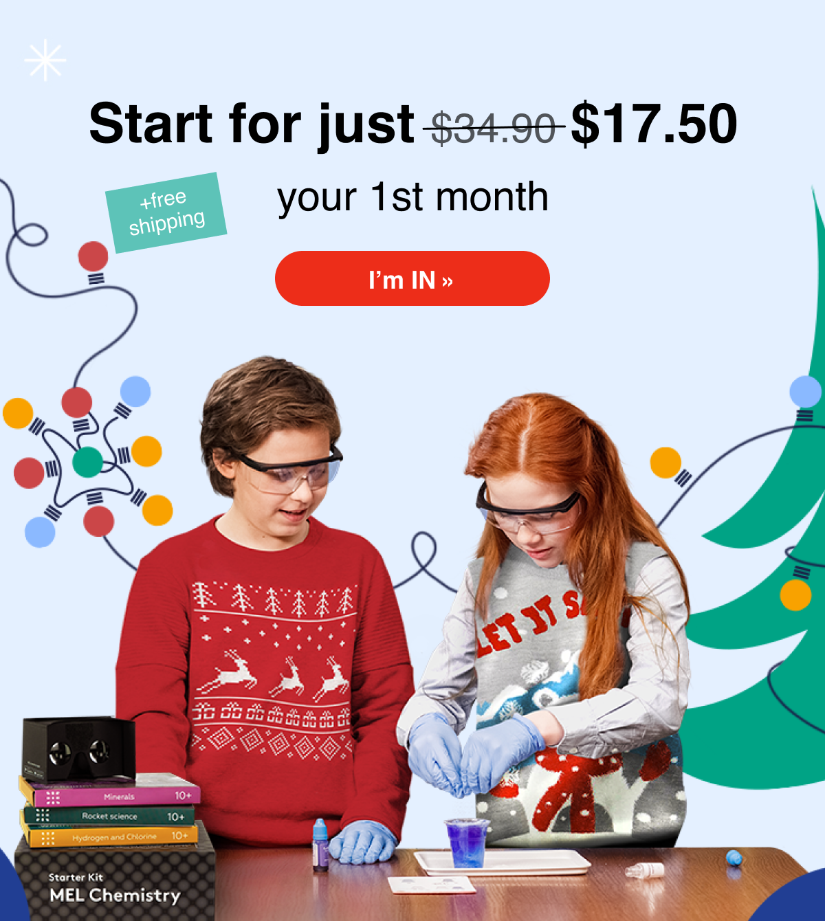 MEL Science Holiday 2021 Sale: Get 50% Off Your First Month + Free Shipping!