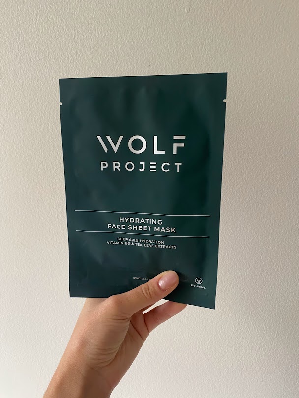 wolf project sheet mask bag