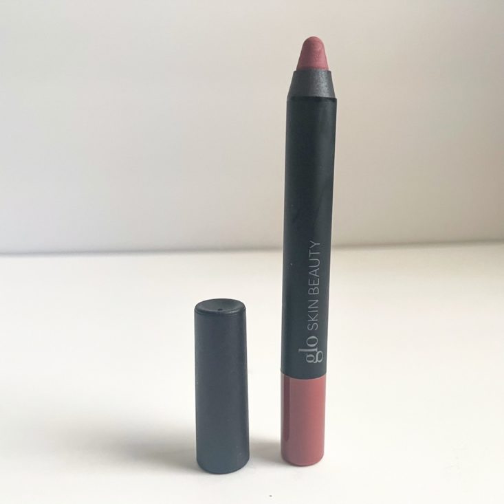 black lip crayon with pink tip