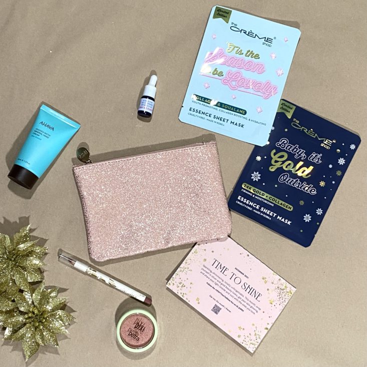 Full Contents for the Ipsy Glam Bag December 2021