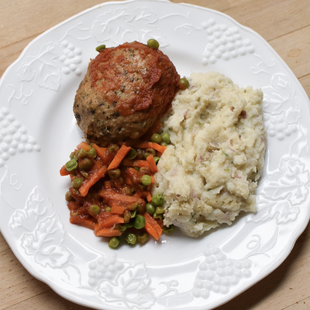 freshly meal turkey and mushroom meatloaf