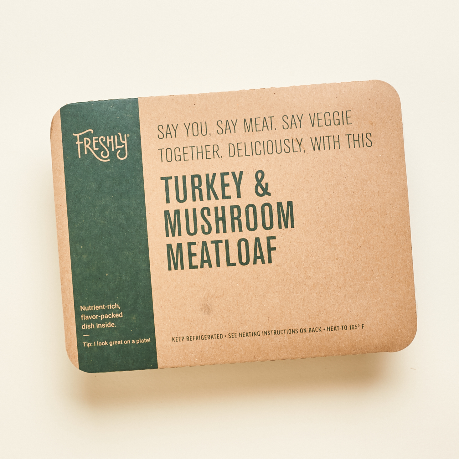freshly meal turkey and mushroom meatloaf