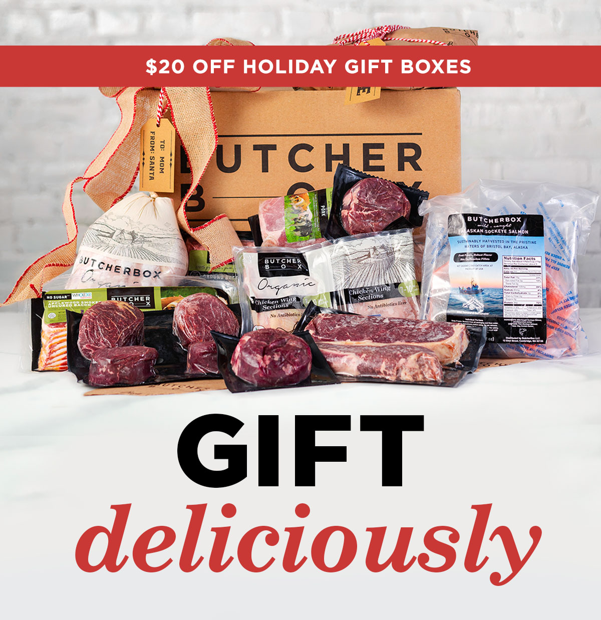 ButcherBox Holiday Deal: Get $20 Off Your Holiday Gift Box + FREE Shipping!