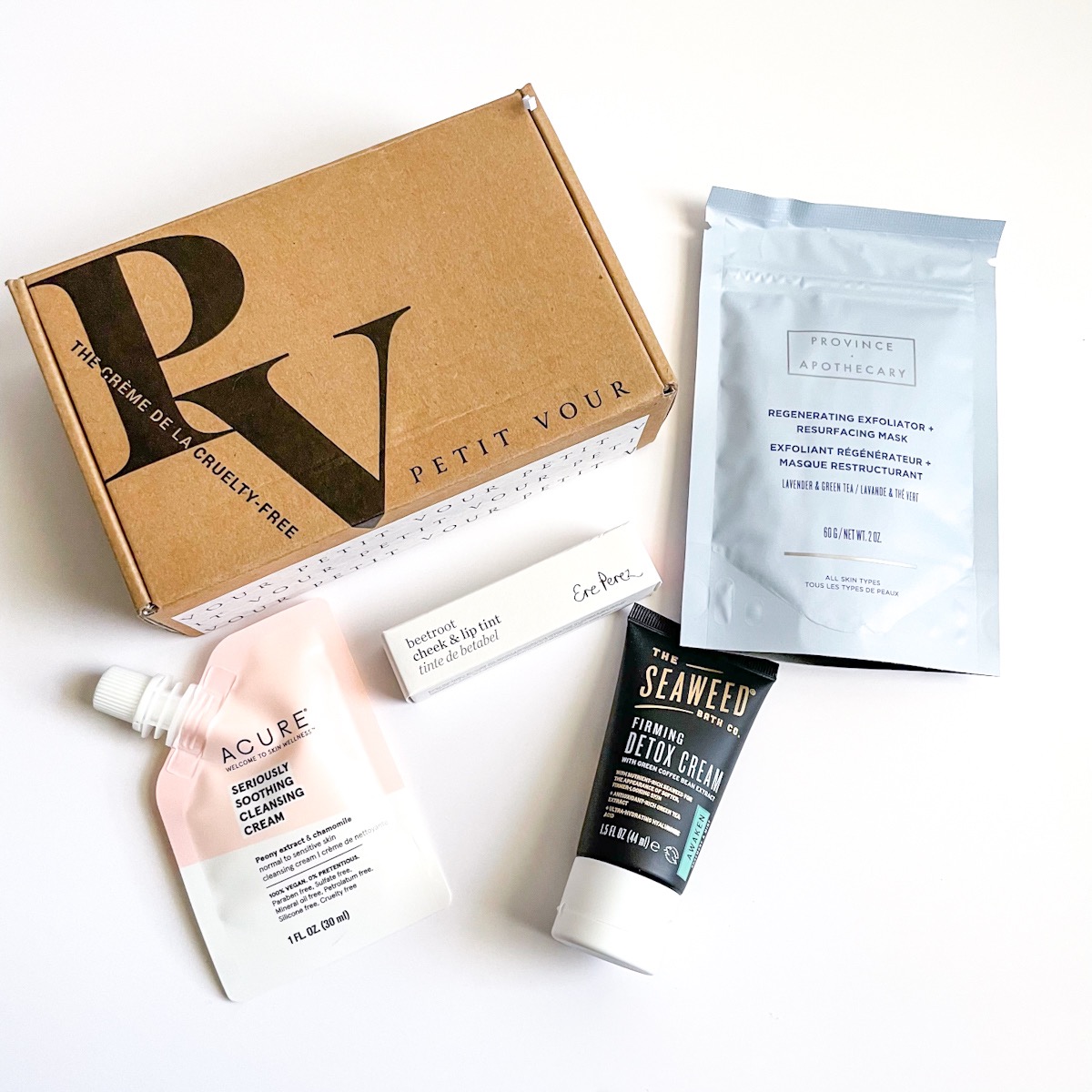 Petit Vour Vegan Beauty Box December 2021 Review + Coupon